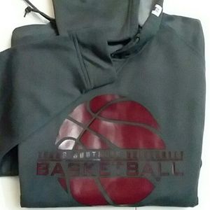 Grey fleece hoodie TSU basketball